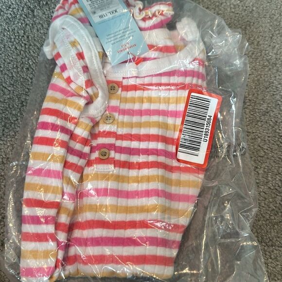 Cat & Jack L 10/12 XXL 18 striped tank top shirt - Picture 2 of 2